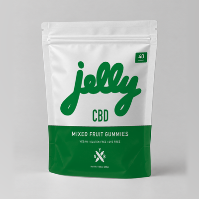 Jelly 2000mg CBD Gummies Mixed Fruit 40ct