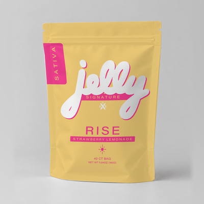 Jelly 1000mg CBD Signature Rise Gummies Strawberry Lemonade 40ct (Sativa)