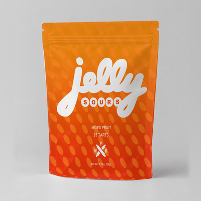 Jelly 50mg D9 Sour Tarts Mixed Fruit 25ct